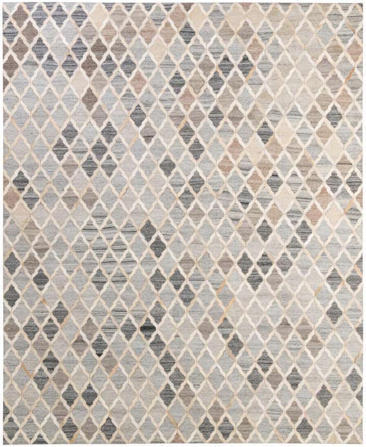 8' 1 x 9' 10 Cowhide - Patchwork Rug