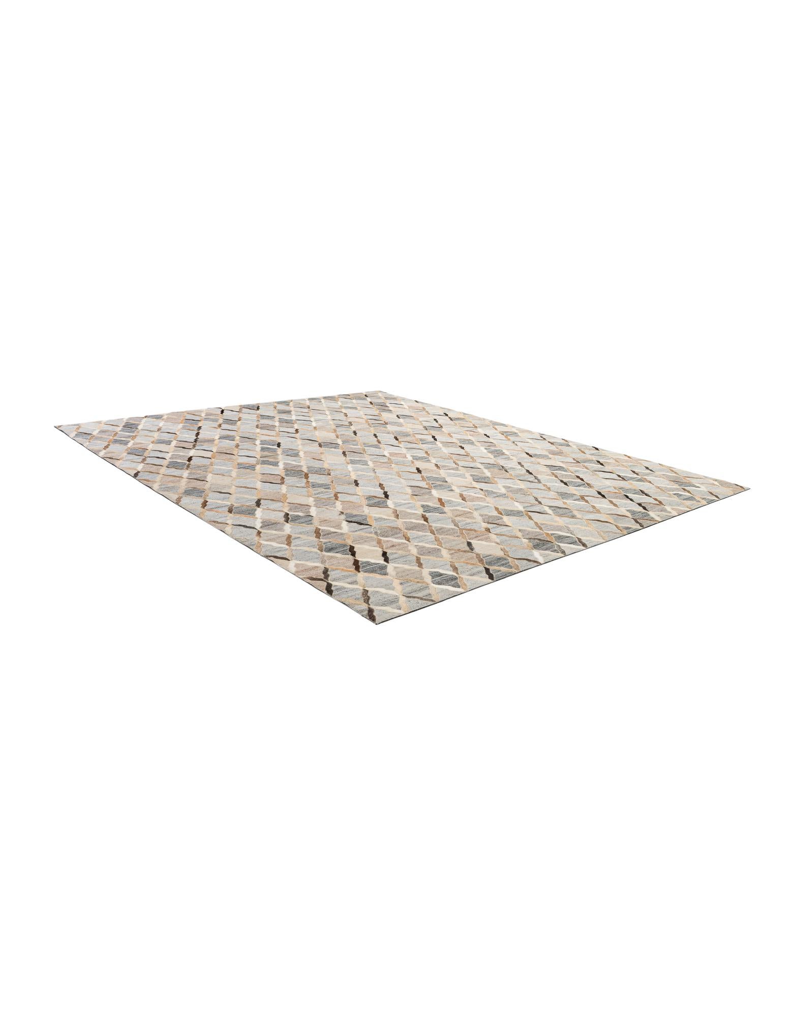 8' 1 x 9' 10 Cowhide - Patchwork Rug