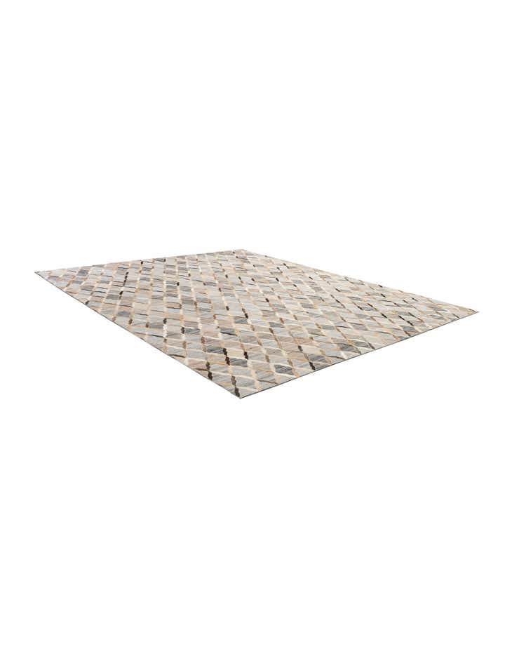 8' 1 x 9' 10 Cowhide - Patchwork Rug