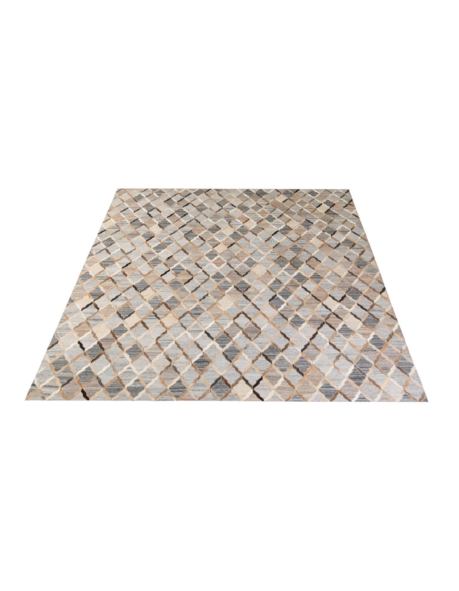 8' 1 x 9' 10 Cowhide - Patchwork Rug