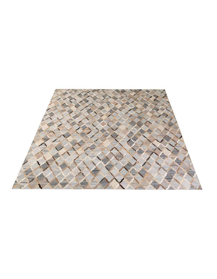 Detail image of 8' 1 x 9' 10 Cowhide - Patchwork Rug