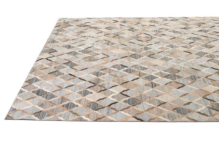 8' 1 x 9' 10 Cowhide - Patchwork Rug