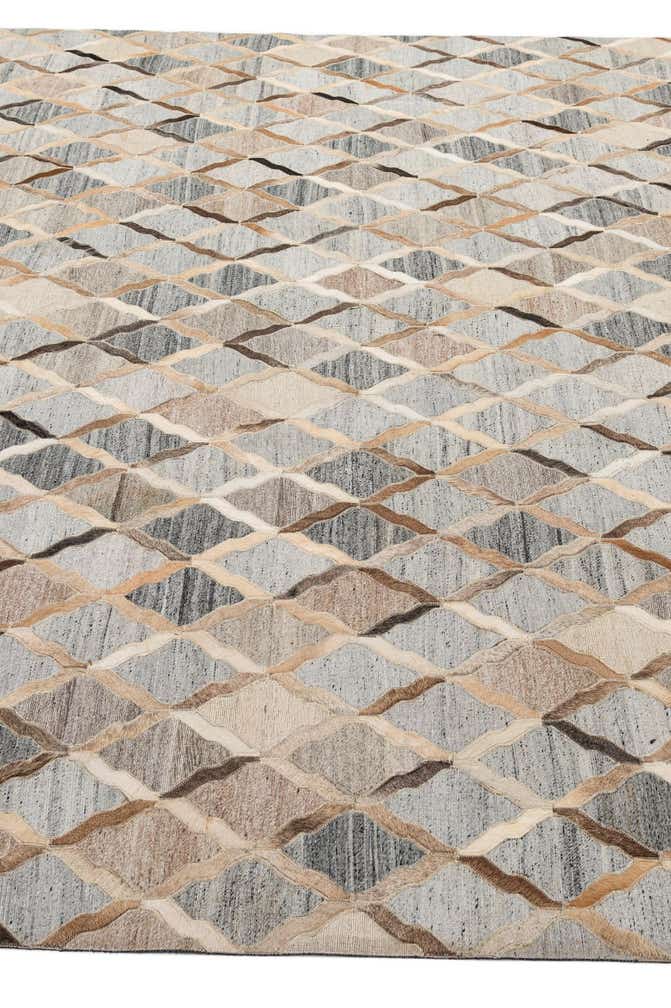 8' 1 x 9' 10 Cowhide - Patchwork Rug