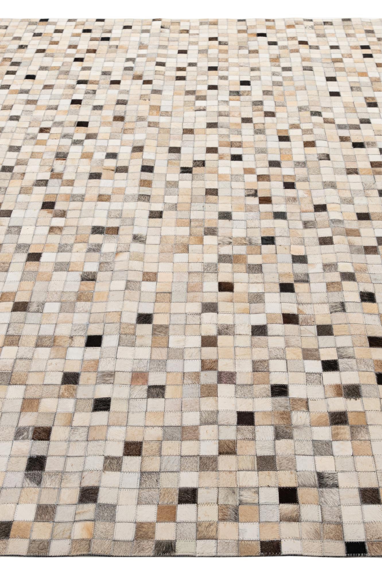 8' 1 x 9' 11 Cowhide - Patchwork Rug