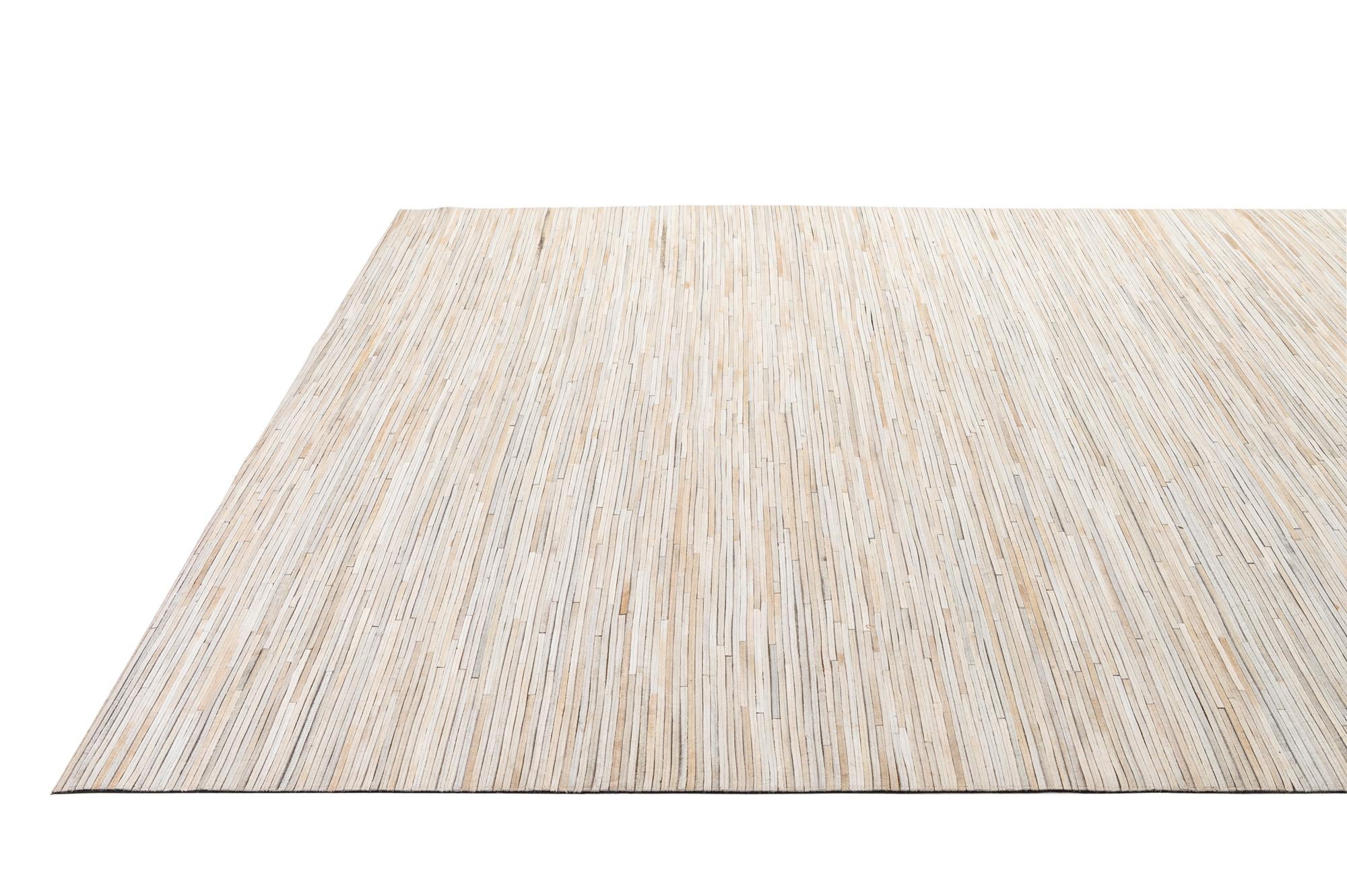 8' 1 x 10' Cowhide - Patchwork Rug