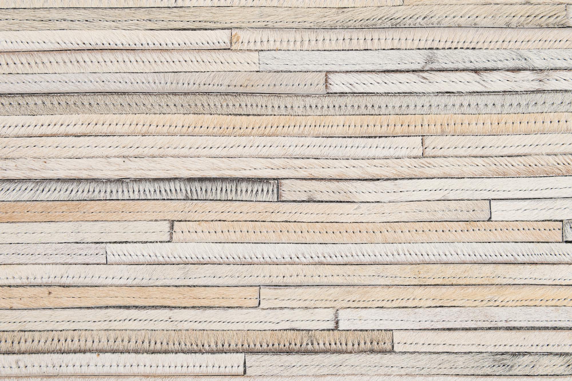 8' 1 x 10' Cowhide - Patchwork Rug