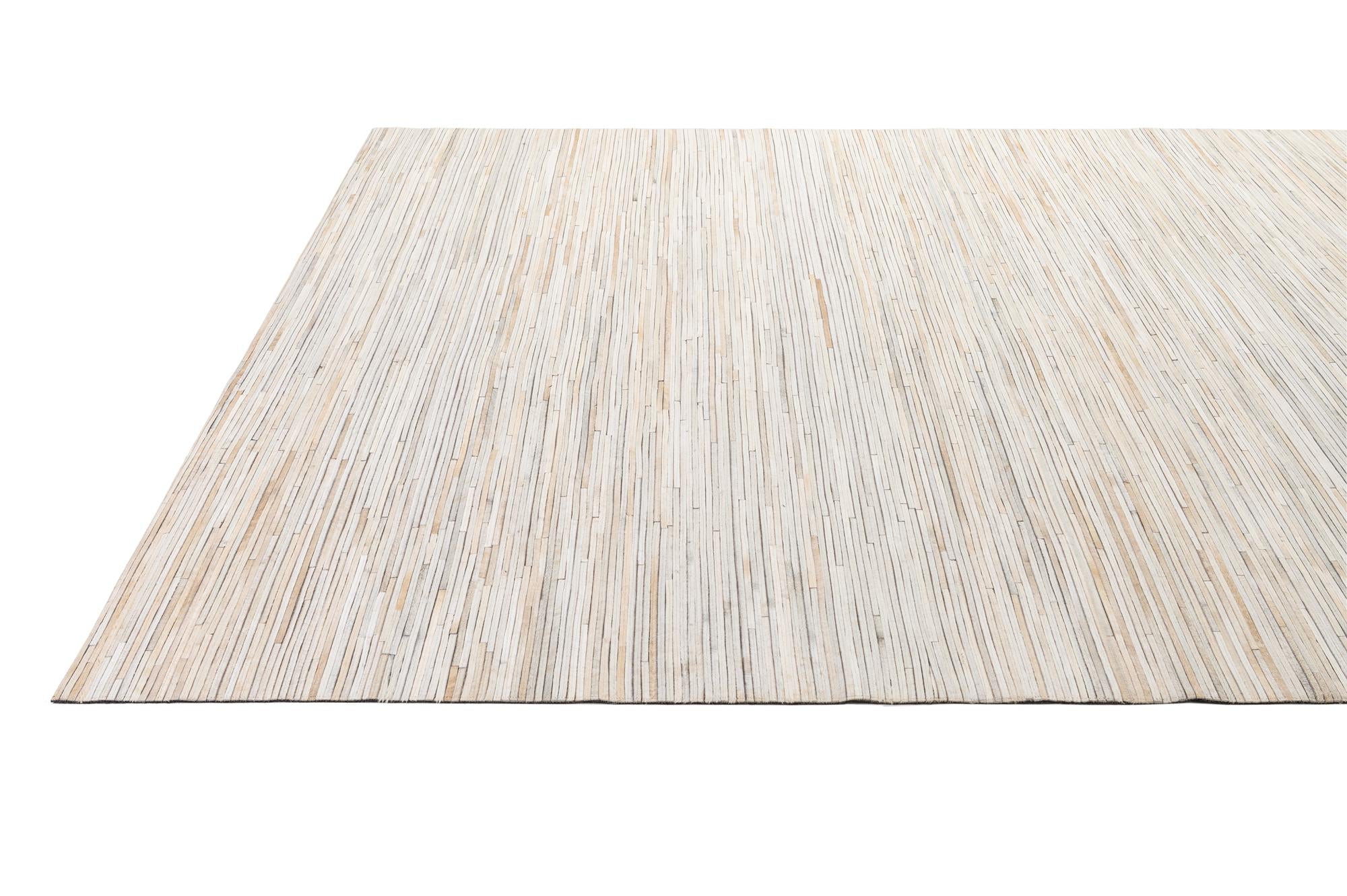 8' 1 x 9' 11 Cowhide - Patchwork Rug