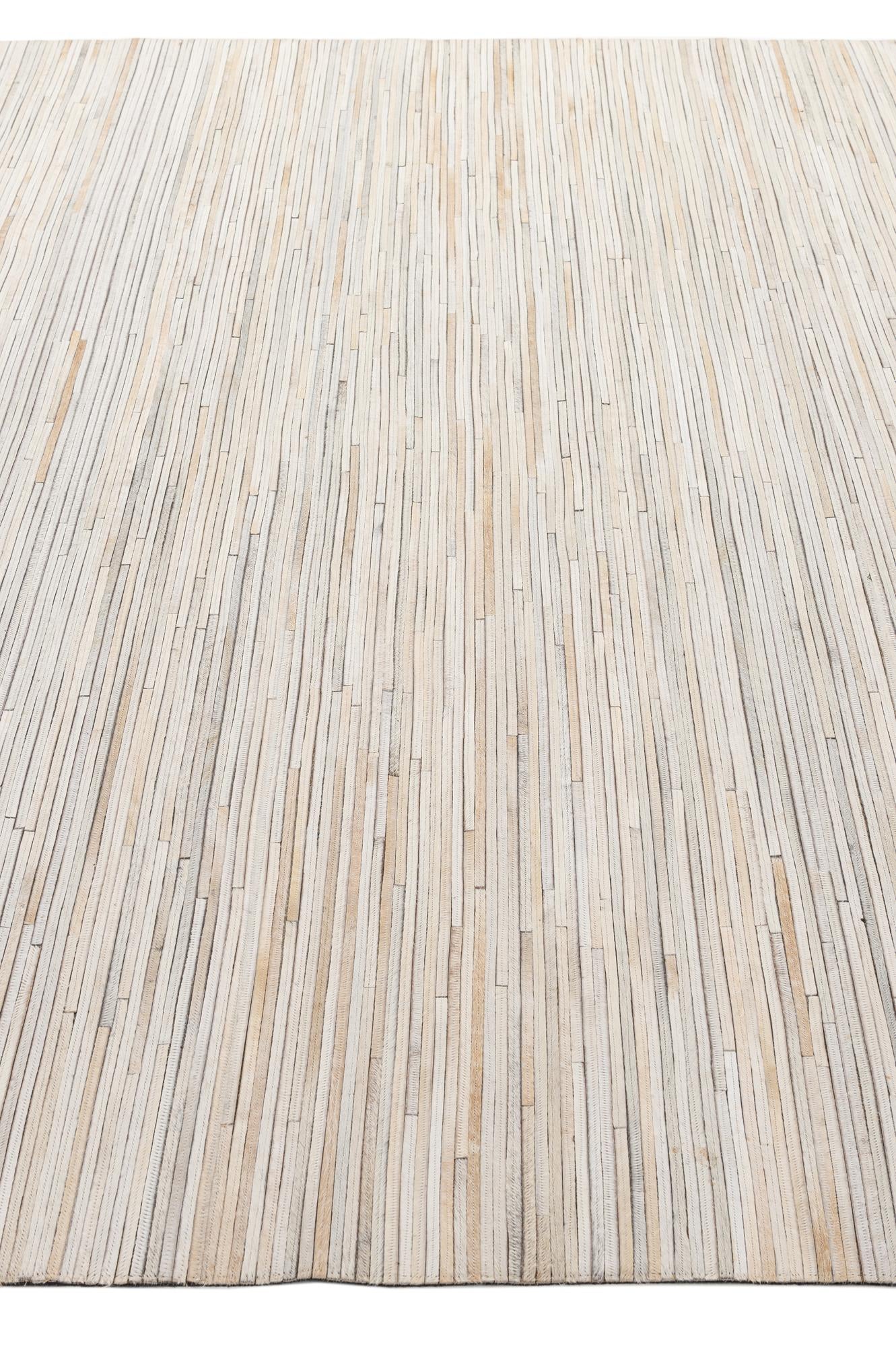 8' 1 x 9' 11 Cowhide - Patchwork Rug