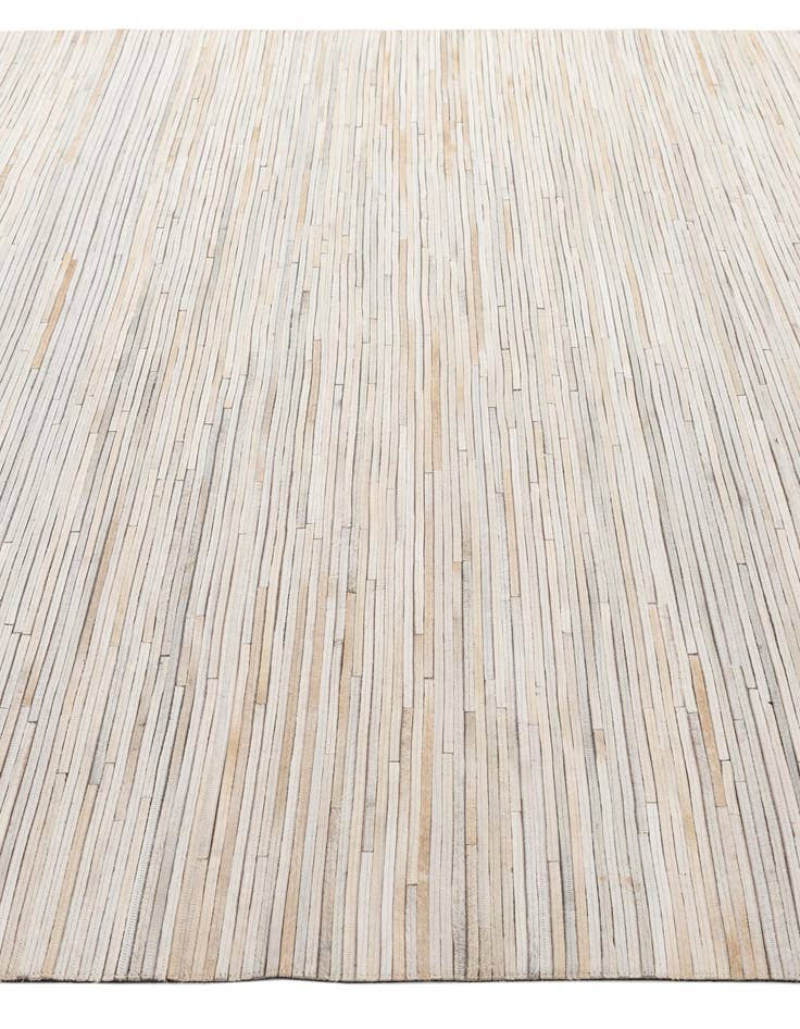 Detail image of 8' 1 x 9' 11 Cowhide - Patchwork Rug