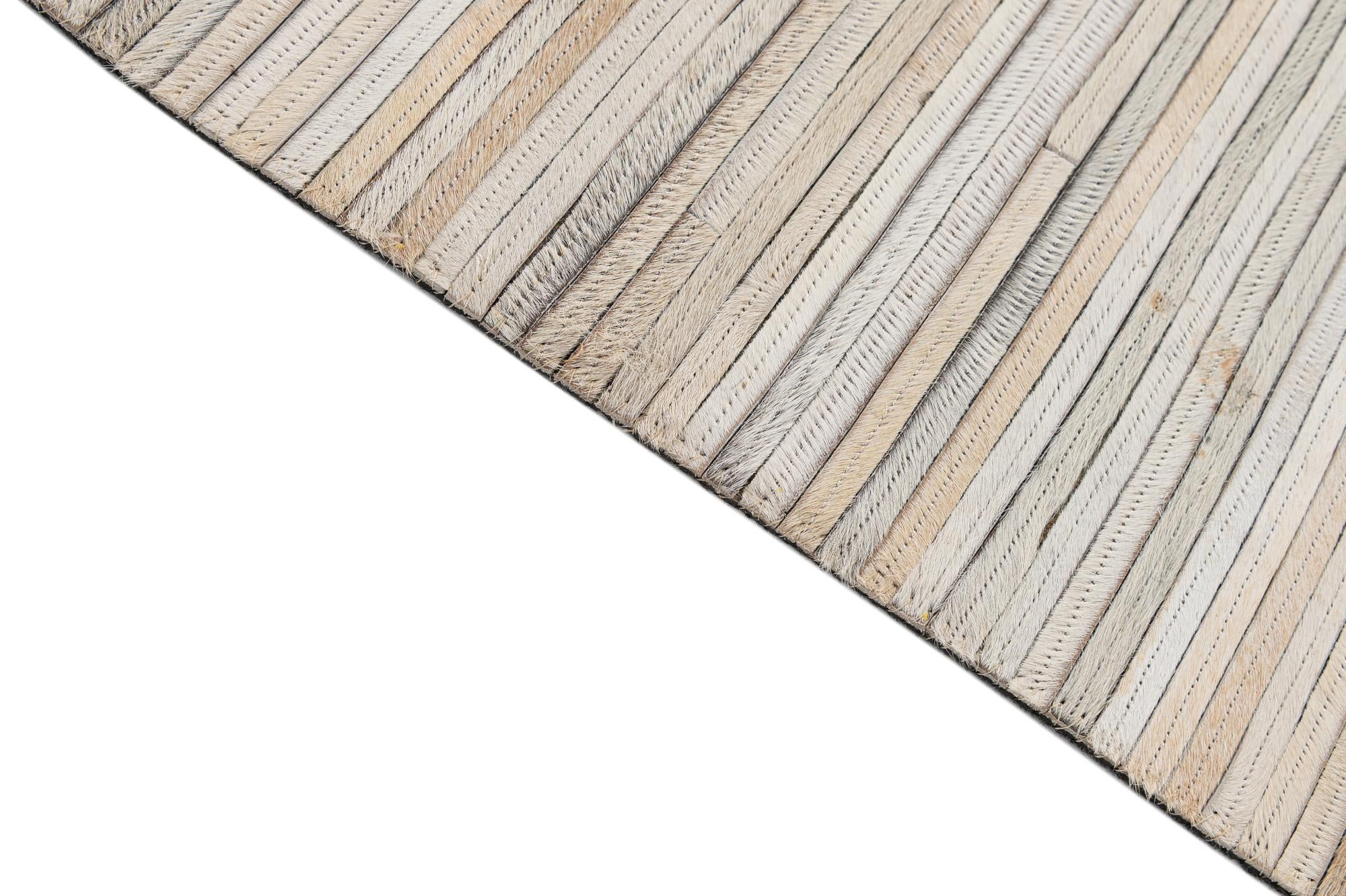 8' 1 x 9' 11 Cowhide - Patchwork Rug