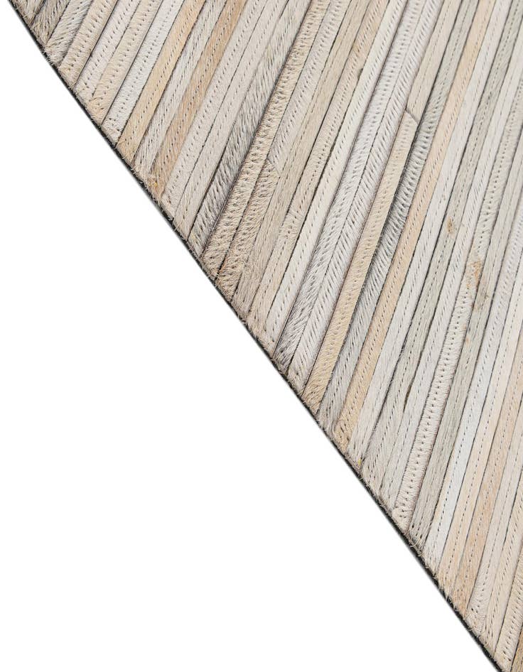 Detail image of 8' 1 x 9' 11 Cowhide - Patchwork Rug