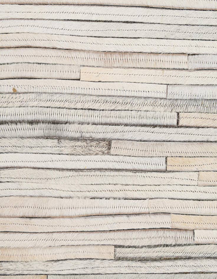 Detail image of 8' 1 x 9' 11 Cowhide - Patchwork Rug