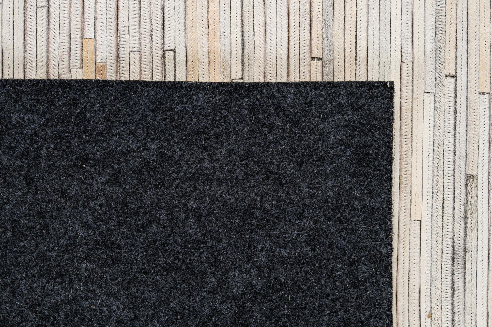 8' 1 x 9' 11 Cowhide - Patchwork Rug