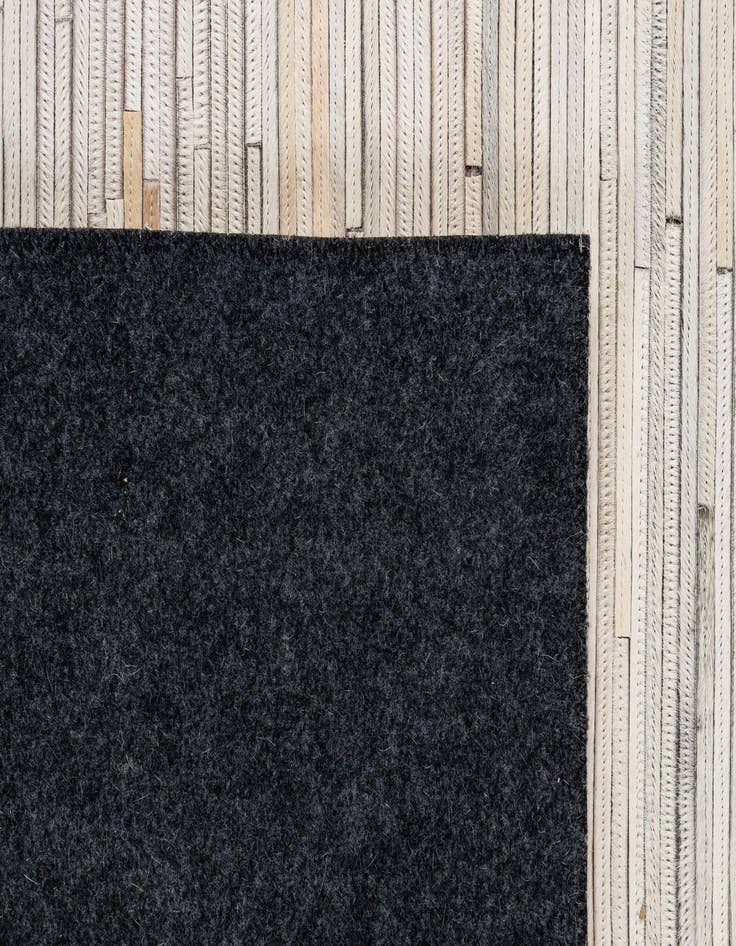 Detail image of 8' 1 x 9' 11 Cowhide - Patchwork Rug