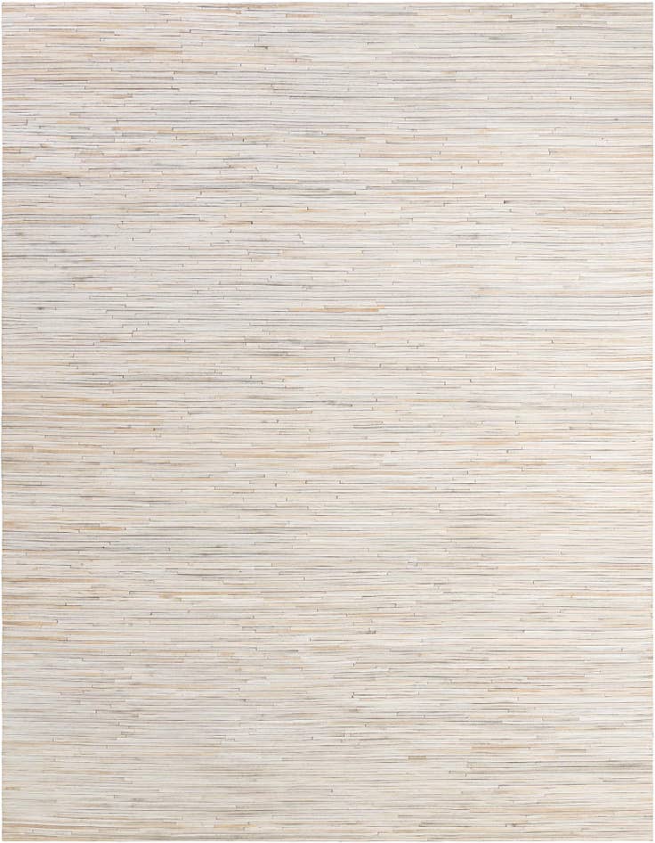Detail image of 8' 1 x 9' 11 Cowhide - Patchwork Rug