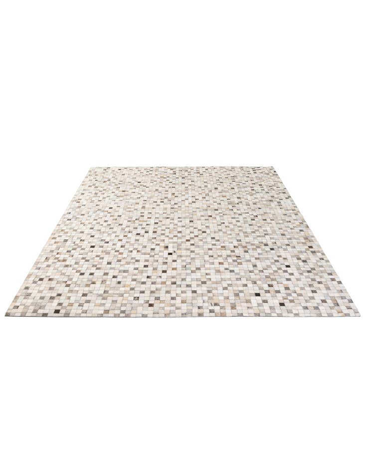 Detail image of 8' 1 x 9' 11 Cowhide - Patchwork Rug