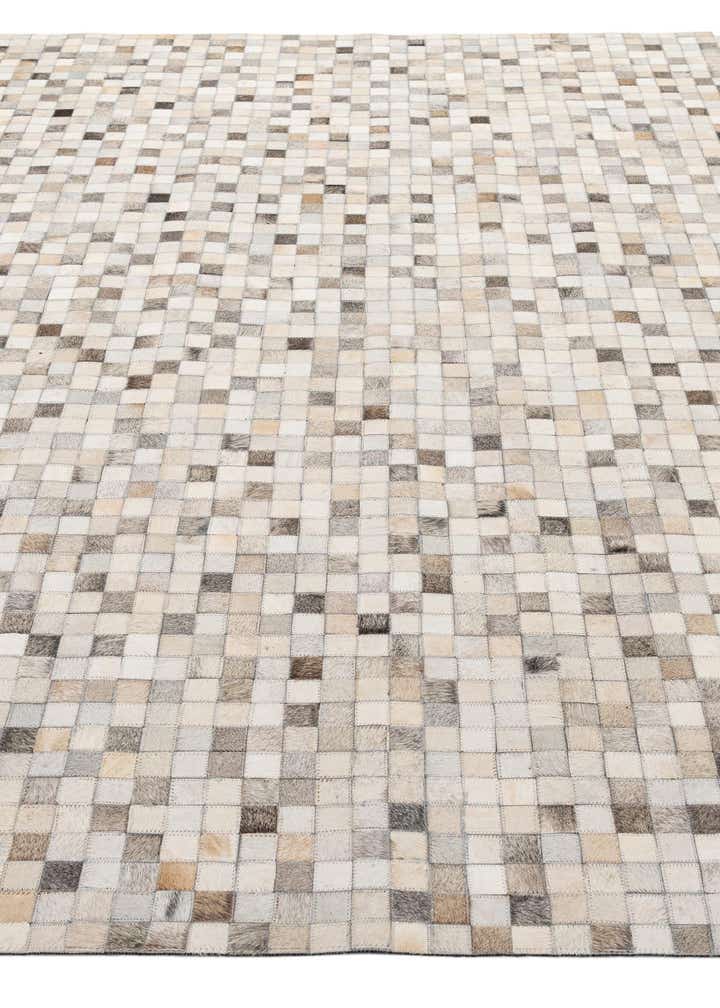 8' 1 x 9' 11 Cowhide - Patchwork Rug