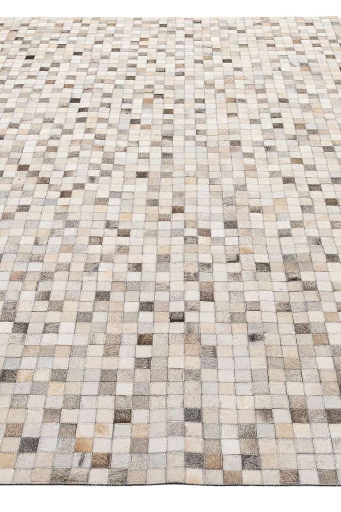 8' 1 x 9' 11 Cowhide - Patchwork Rug