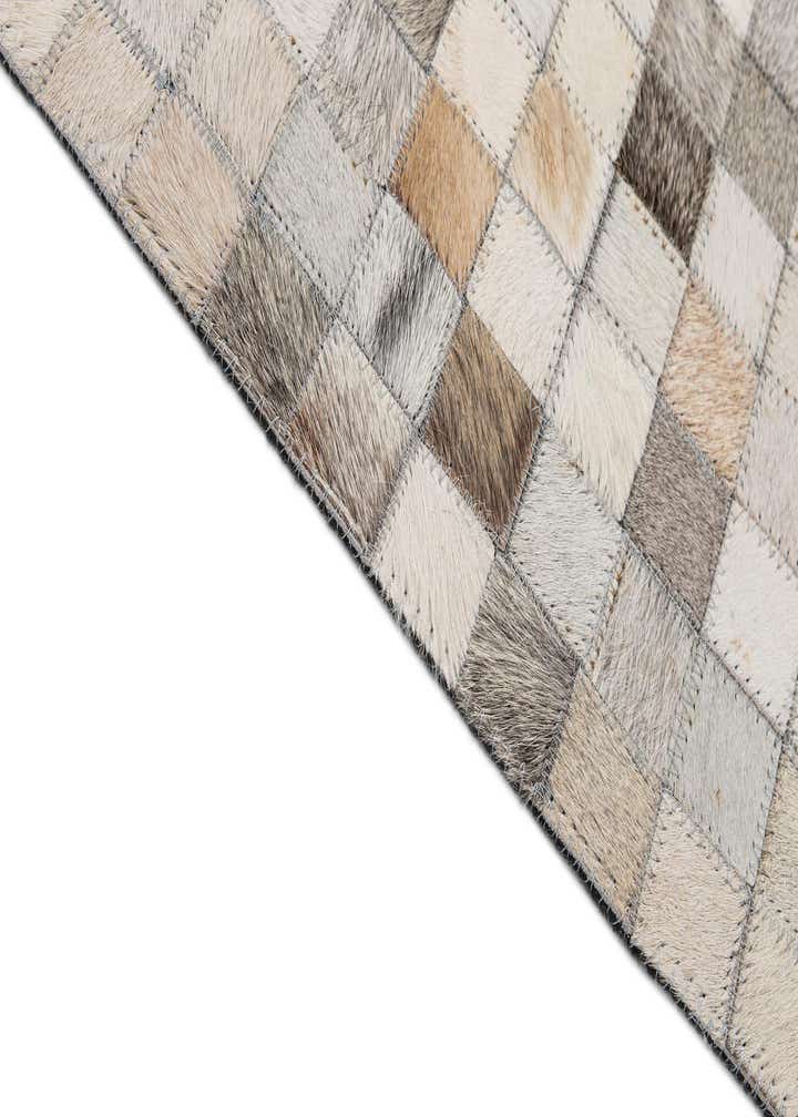 8' 1 x 9' 11 Cowhide - Patchwork Rug