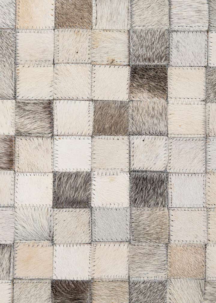 8' 1 x 9' 11 Cowhide - Patchwork Rug