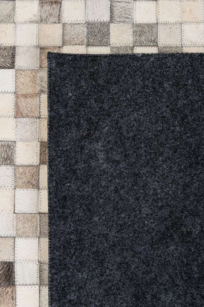 8' 1 x 9' 11 Cowhide - Patchwork Rug