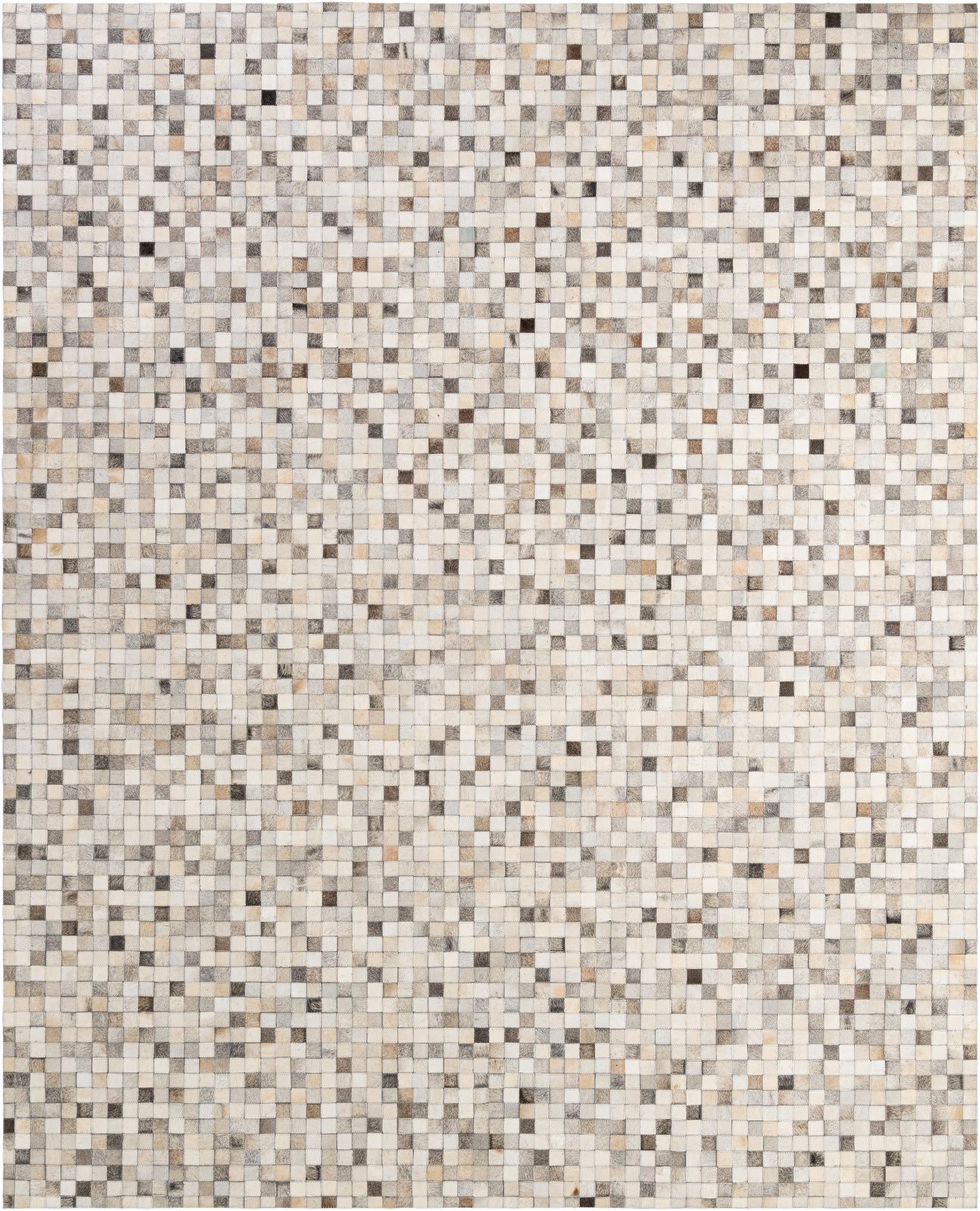 8' 1 x 9' 11 Cowhide - Patchwork Rug