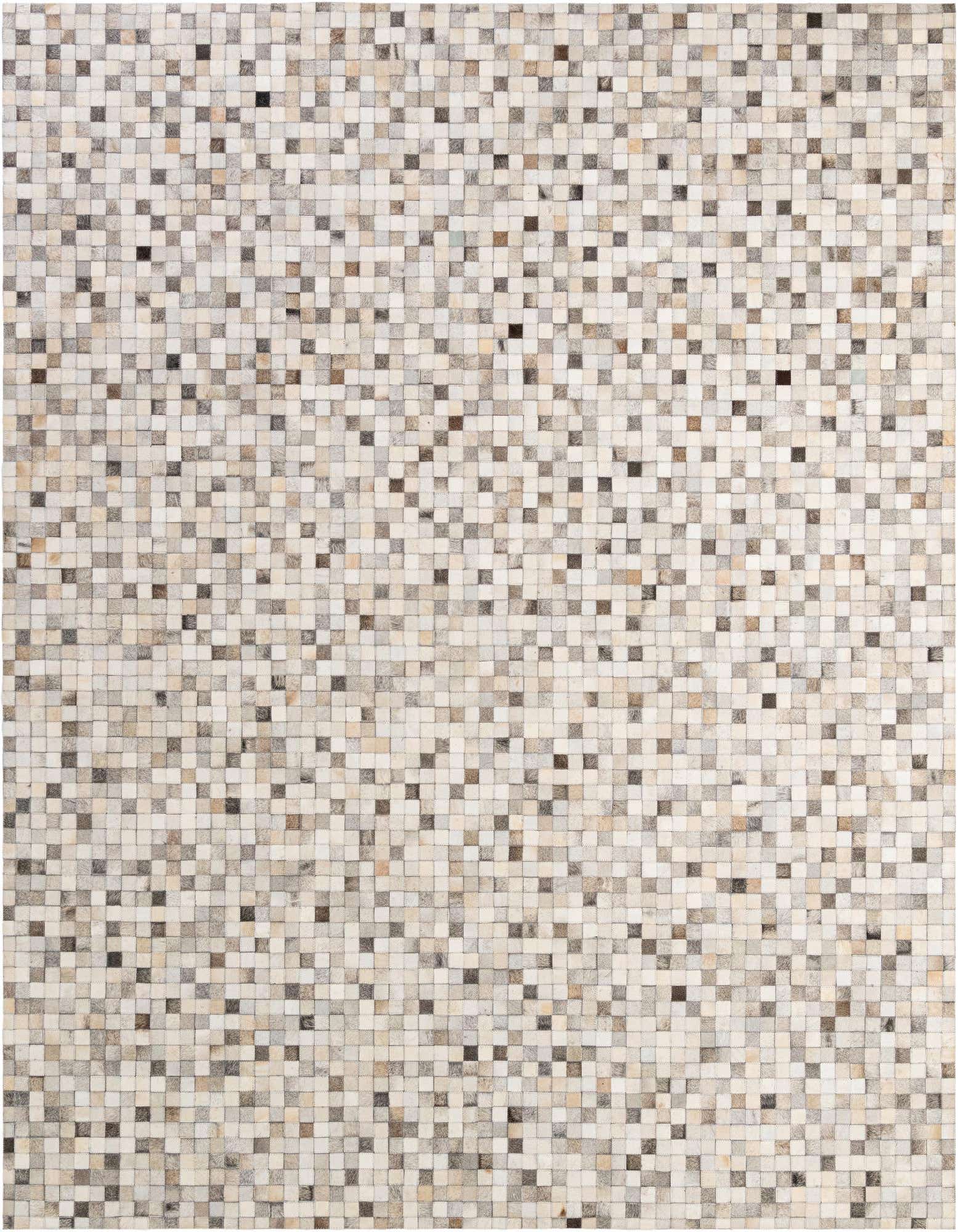 8' 1 x 9' 11 Cowhide - Patchwork Rug