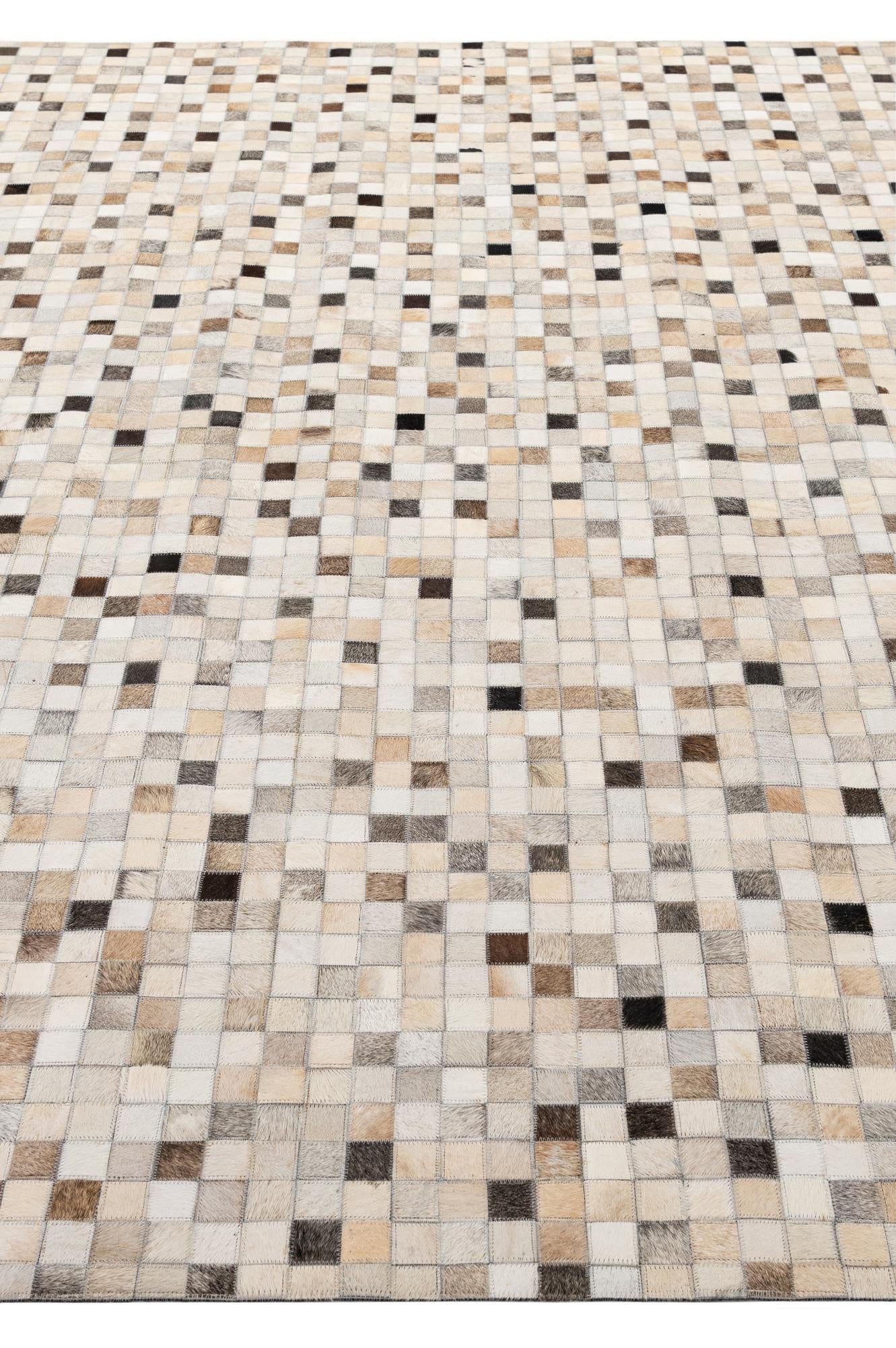 8' 2 x 10' Cowhide - Patchwork Rug