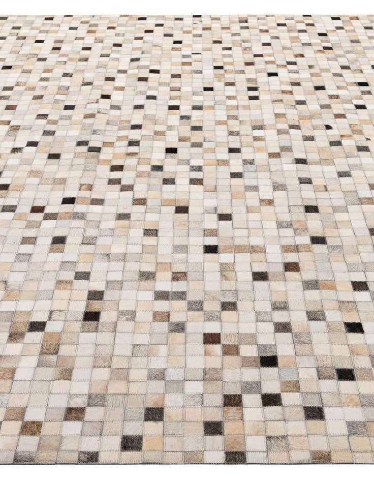 Detail image of 8' 2 x 10' Cowhide - Patchwork Rug