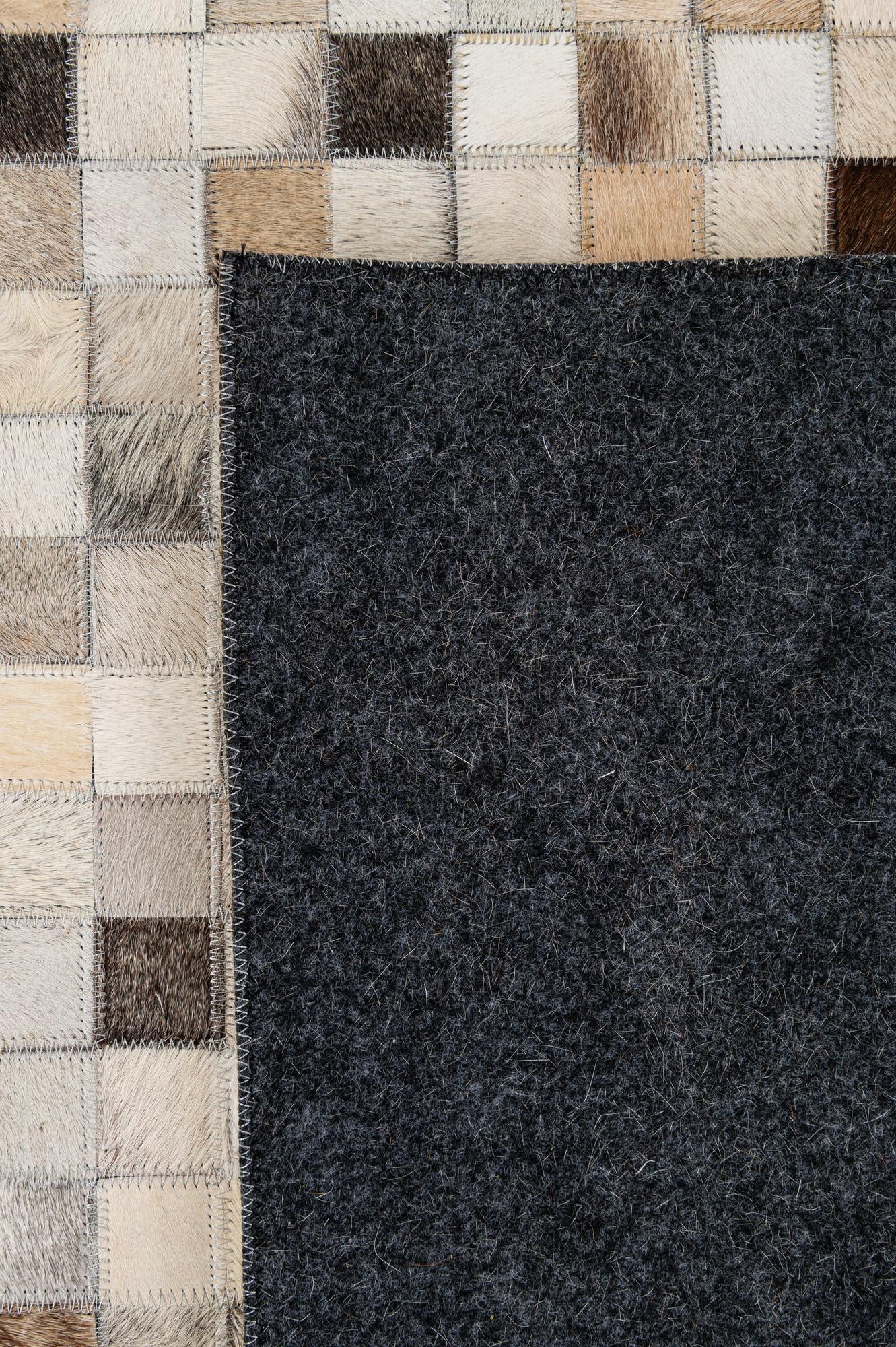 8' 2 x 10' Cowhide - Patchwork Rug