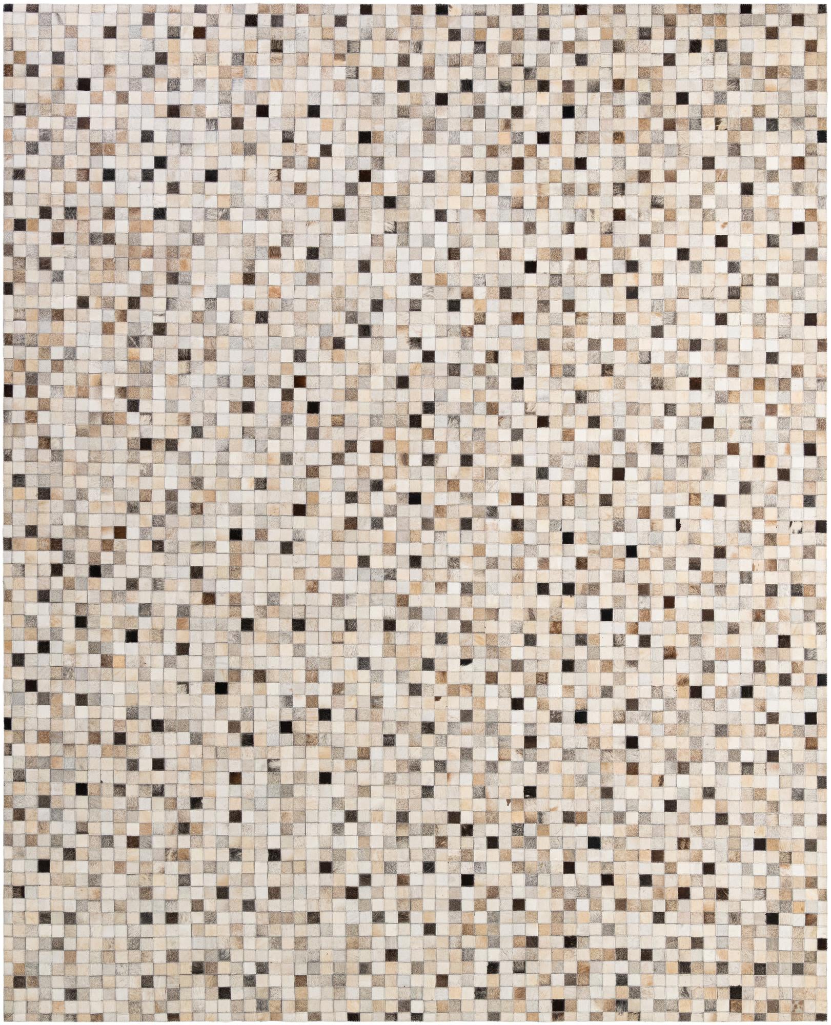8' 2 x 10' Cowhide - Patchwork Rug