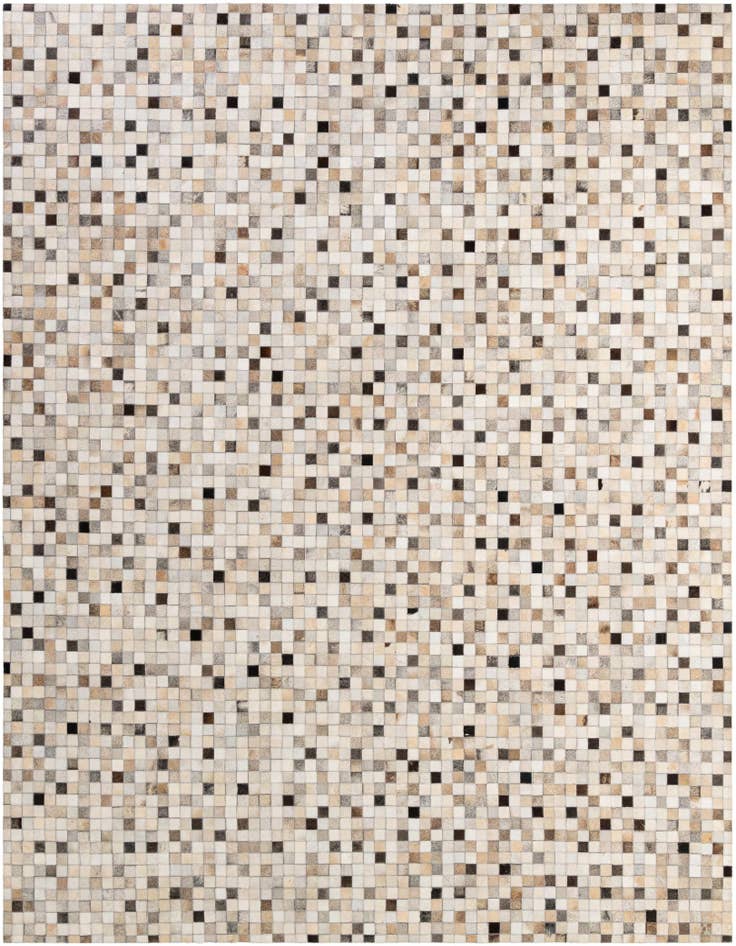 Detail image of 8' 2 x 10' Cowhide - Patchwork Rug