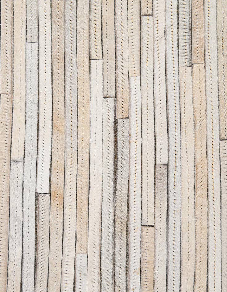 Detail image of 8' 2 x 10' 1 Cowhide - Patchwork Rug