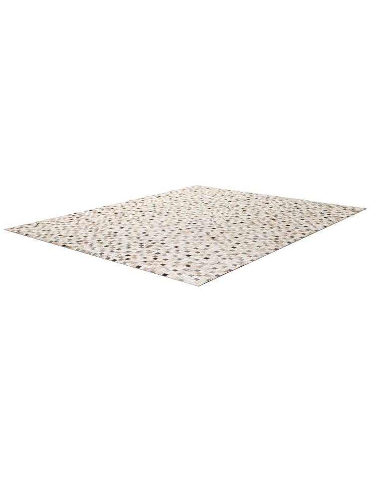 Detail image of 8' 1 x 9' 11 Cowhide - Patchwork Rug