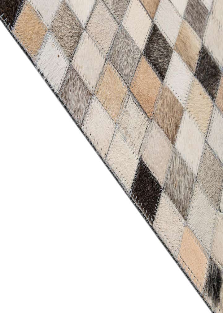 8' 1 x 9' 11 Cowhide - Patchwork Rug