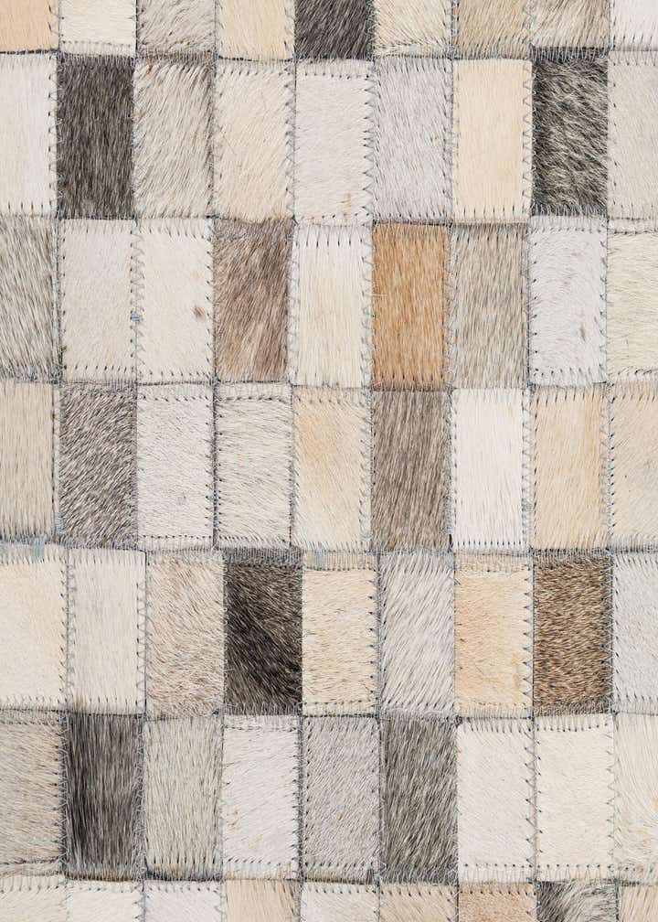 8' 1 x 9' 11 Cowhide - Patchwork Rug