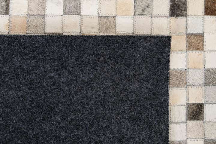 8' 1 x 9' 11 Cowhide - Patchwork Rug