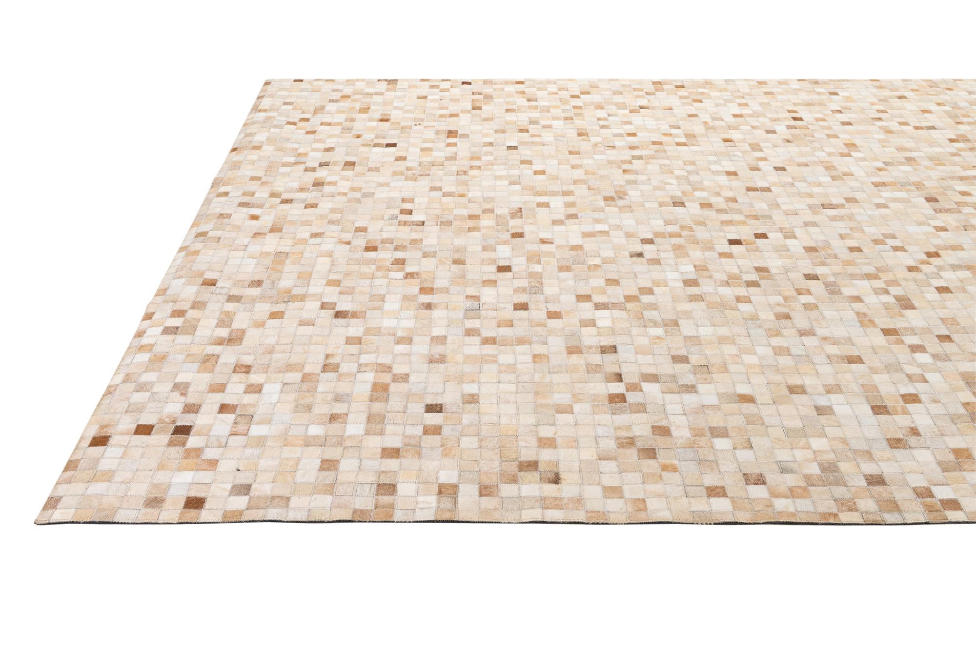 8' 2 x 10' Cowhide - Patchwork Rug