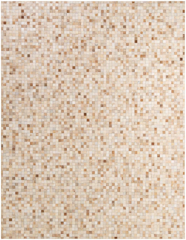 Detail image of 8' 2 x 10' Cowhide - Patchwork Rug