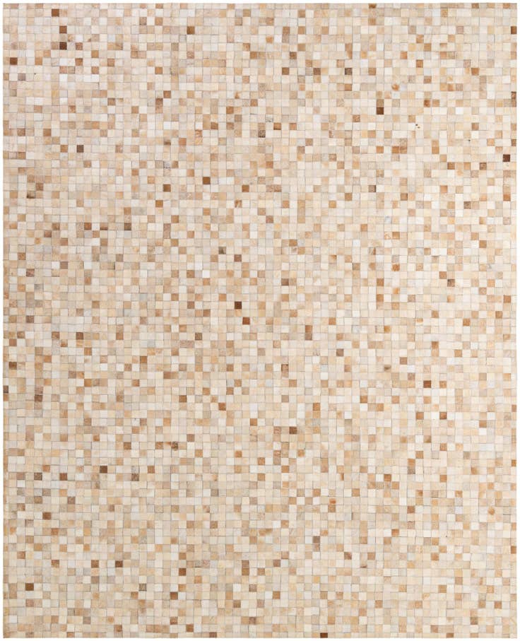 Detail image of 8' 2 x 10' Cowhide - Patchwork Rug