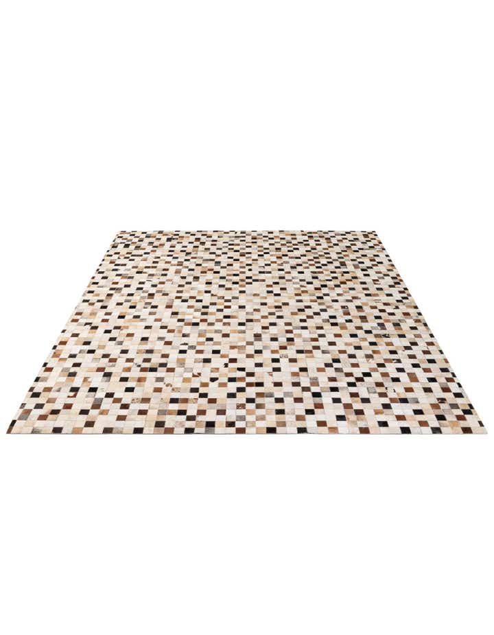 8' x 9' 11 Cowhide - Patchwork Rug