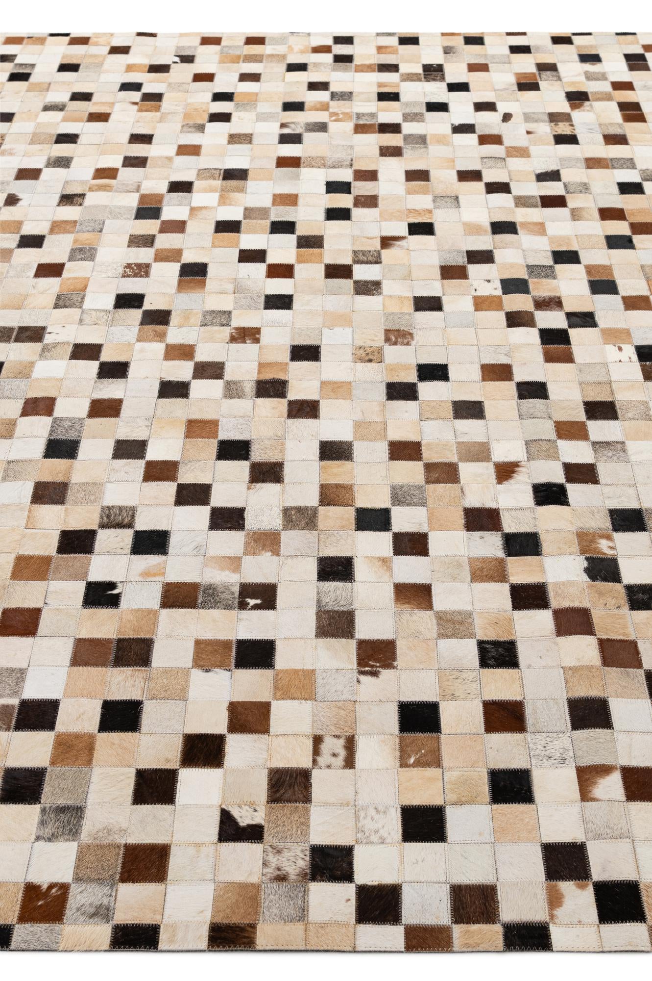 8' x 9' 11 Cowhide - Patchwork Rug