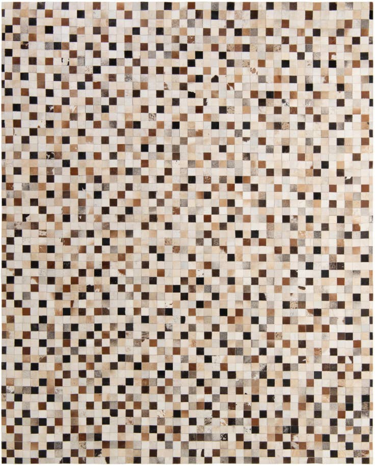 Detail image of 8' x 9' 11 Cowhide - Patchwork Rug