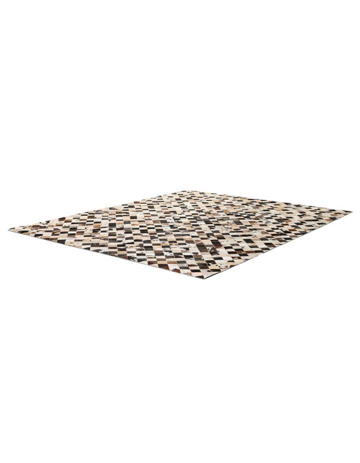 8' 1 x 9' 11 Cowhide - Patchwork Rug