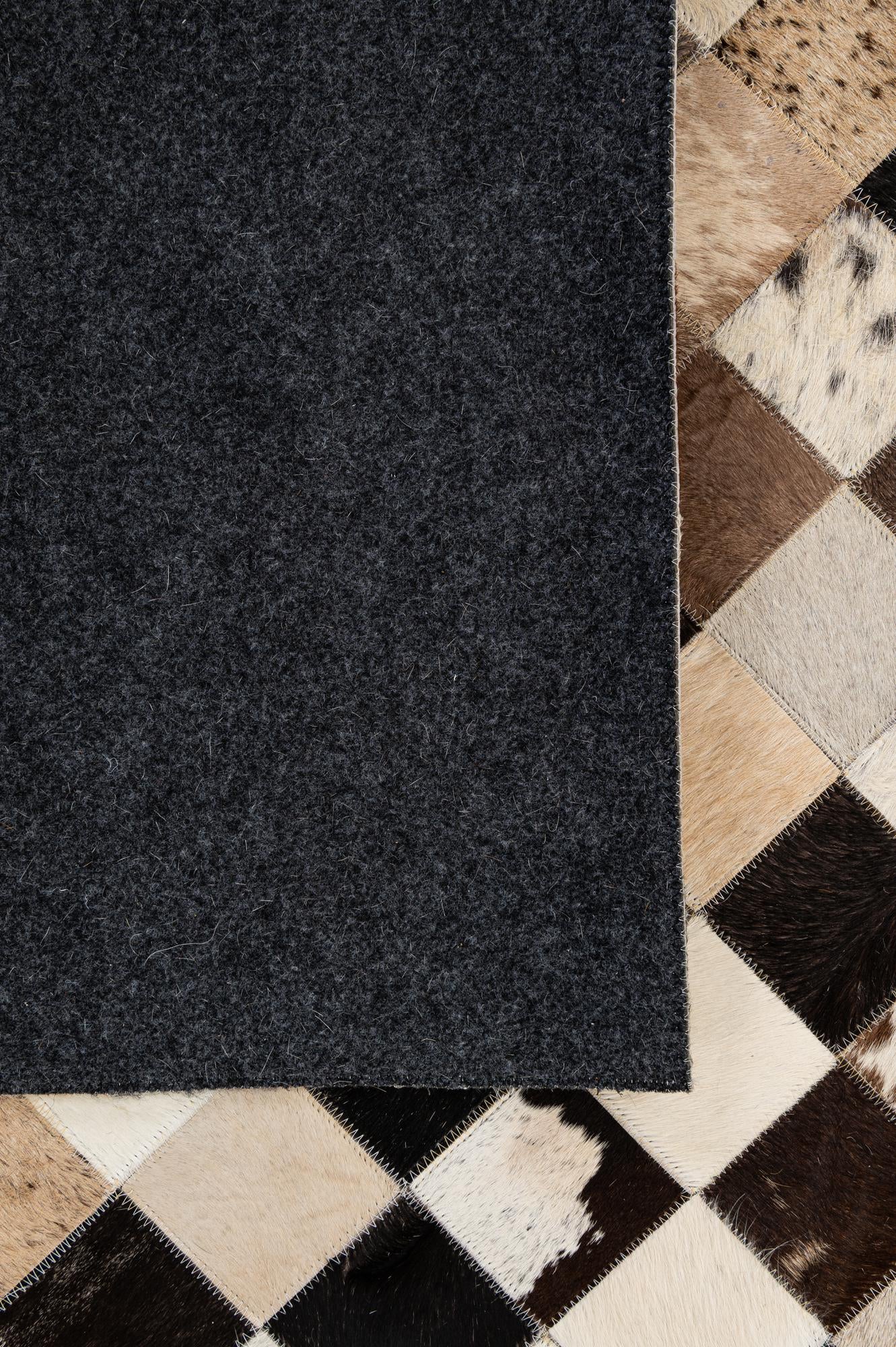 8' 1 x 9' 11 Cowhide - Patchwork Rug