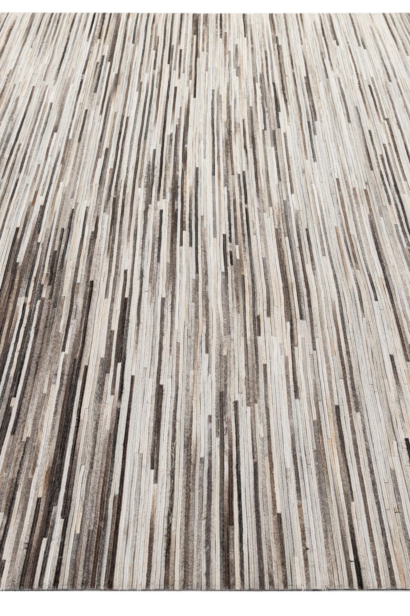 8' 1 x 10' 2 Cowhide - Patchwork Rug