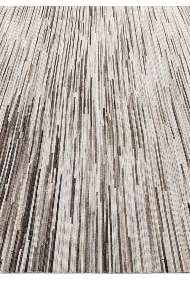 Detail image of 8' 1 x 10' 2 Cowhide - Patchwork Rug