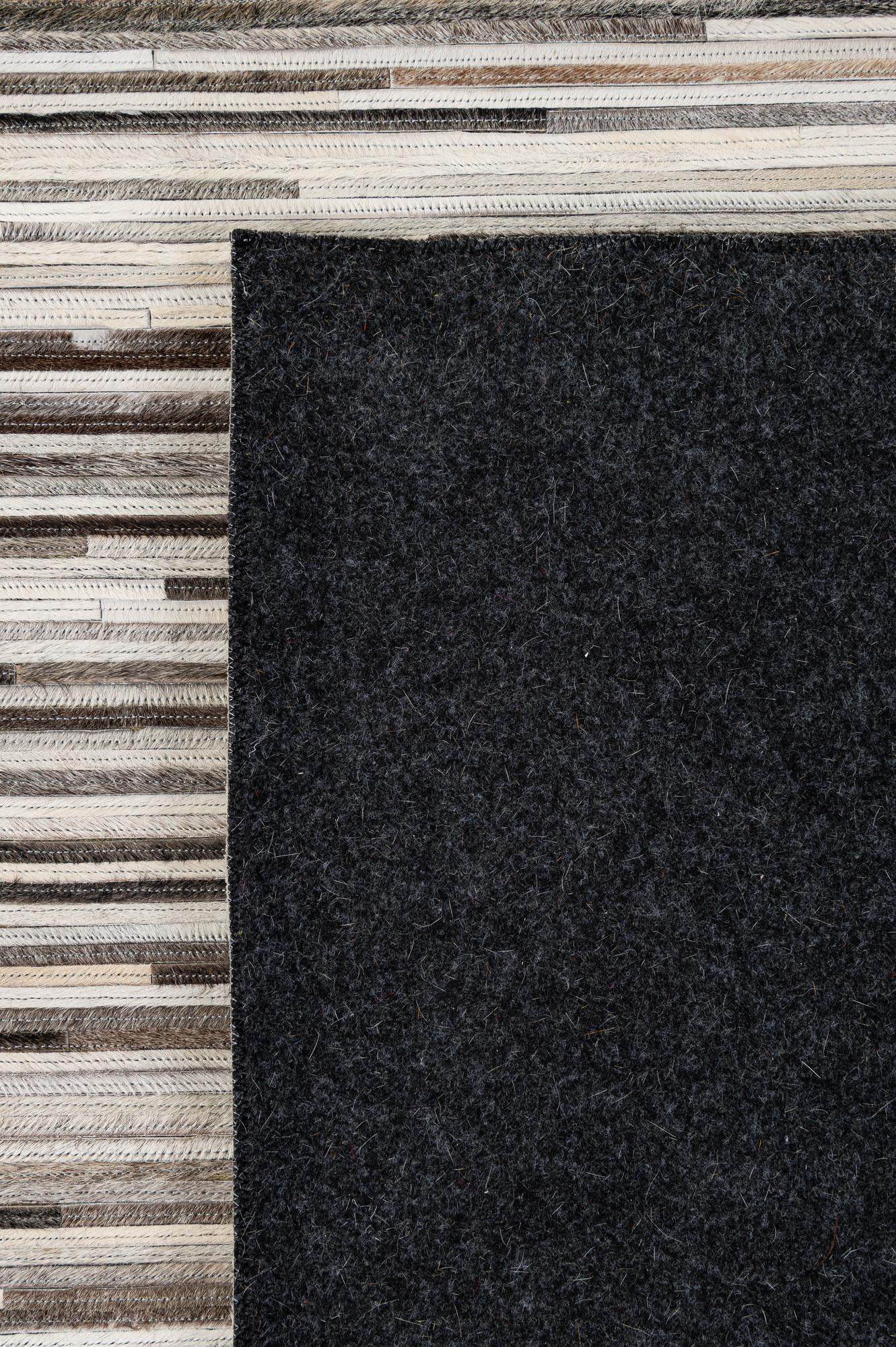 8' 1 x 10' 2 Cowhide - Patchwork Rug