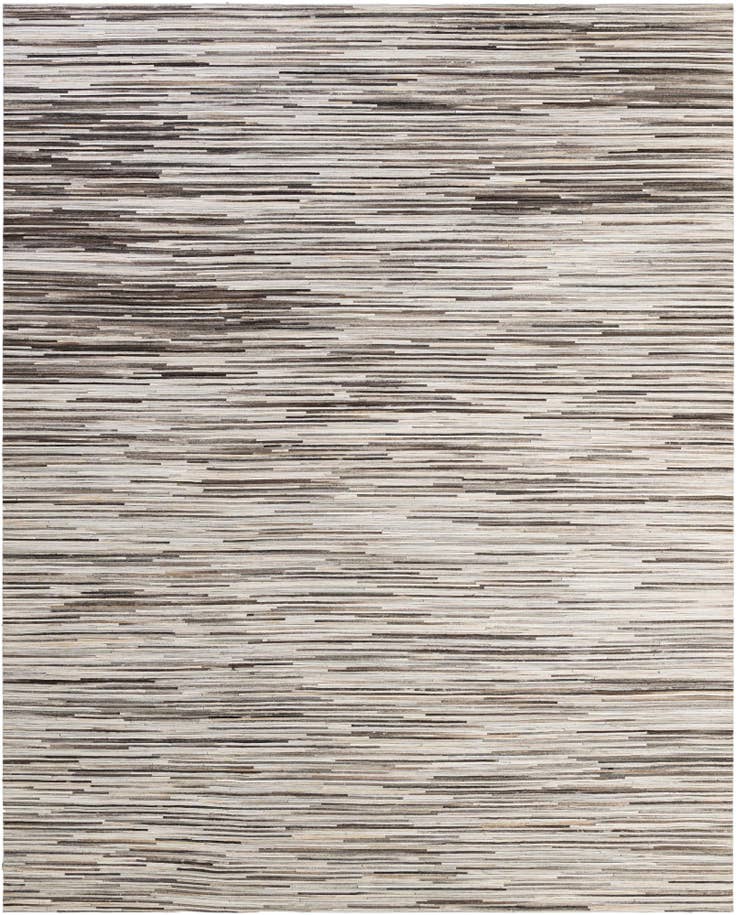 Detail image of 8' 1 x 10' 2 Cowhide - Patchwork Rug