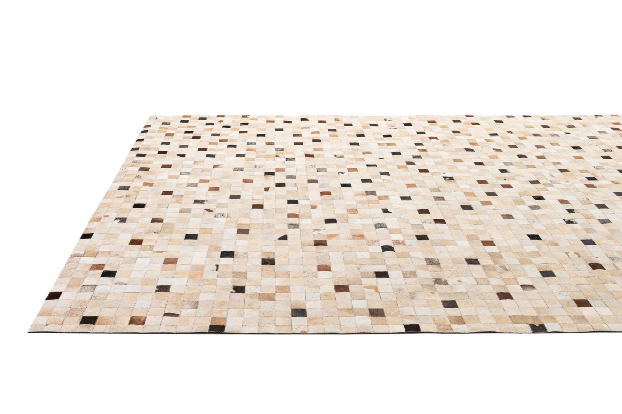 8' x 9' 11 Cowhide - Patchwork Rug